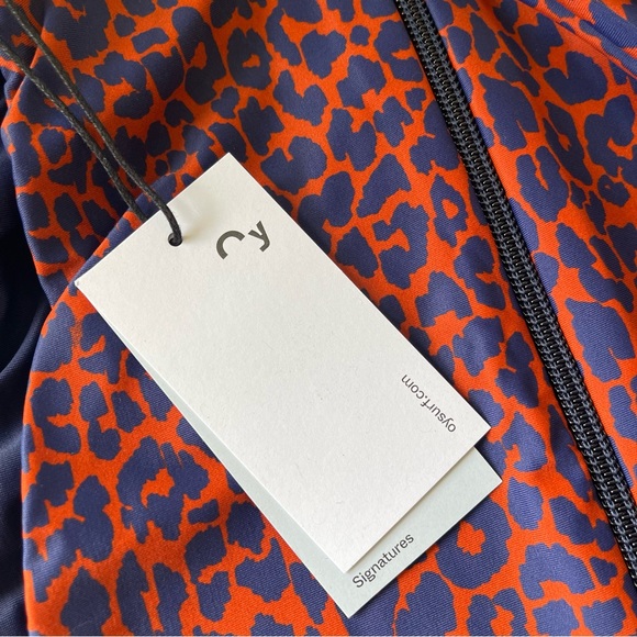 Oy Surf Apparel One Piece Surf Suit “Blay” - Cool Cat Print - Size Small - Picture 12 of 14